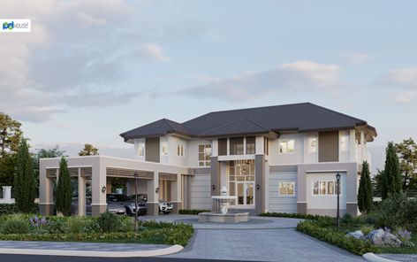 แบบบ้านสไตล์คอนเทมโพรารี่ w2hJ5d0P