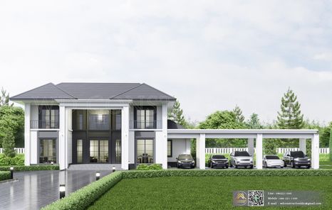 แบบบ้านสไตล์โมเดิร์น  คลาสสิก SkC6DWB0