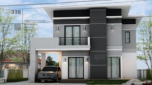 แบบบ้านสไตล์โมเดิร์น BmdWFjIM