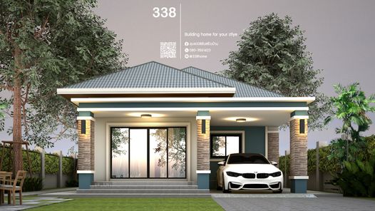 แบบบ้านสไตล์คอนเทมโพรารี่ bbrMd4bm