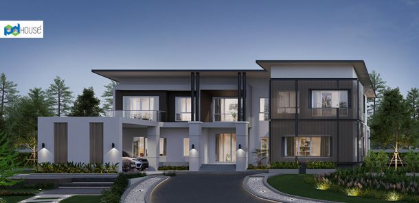 แบบบ้านสไตล์โมเดิร์น elXfraEo