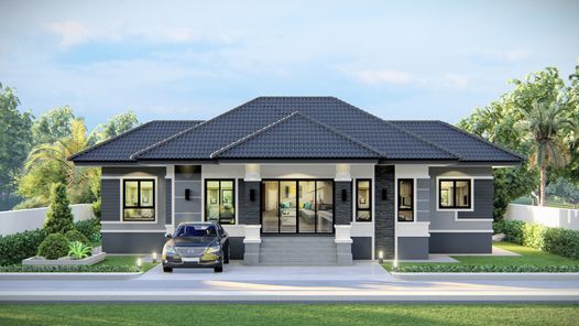 แบบบ้านสไตล์โมเดิร์น  คอนเทมโพรารี่ 7xIZfZ9m