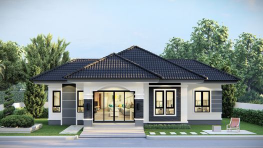 แบบบ้านสไตล์โมเดิร์น คอนเทมโพรารี่ ZkOYo5px