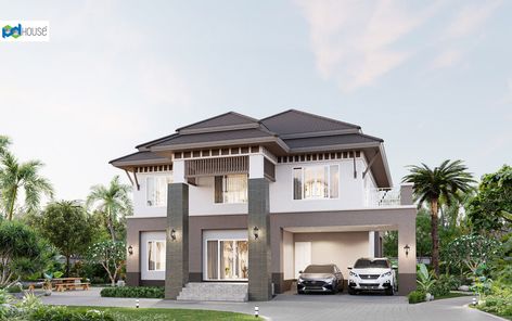 แบบบ้านสไตล์โมเดิร์น  คอนเทมโพรารี่ tpwL3nZ1