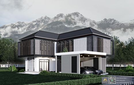 แบบบ้านสไตล์โมเดิร์น  คลาสสิก LoADA50E