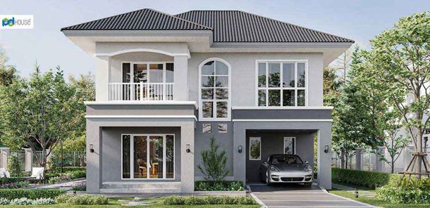 แบบบ้านสไตล์คอนเทมโพรารี่ R6x4Qclr