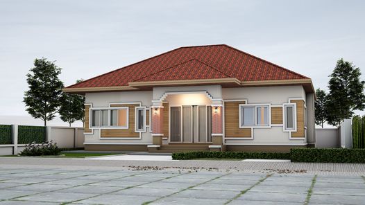 แบบบ้านสไตล์คอนเทมโพรารี่ JsdnQPMz