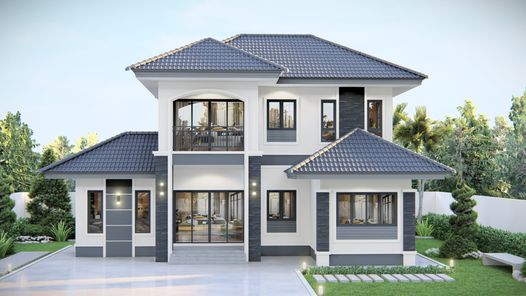 แบบบ้านสไตล์โมเดิร์น คอนเทมโพรารี่ XSnhsV9F