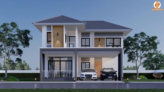 แบบบ้านสไตล์คอนเทมโพรารี่ Dgvy44wz