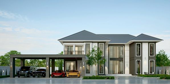 แบบบ้านสไตล์โมเดิร์น คอนเทมโพรารี่ d96aCBda