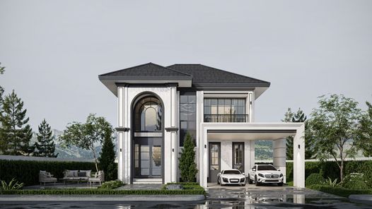 แบบบ้านสไตล์โมเดิร์น คลาสสิก kWYrXCHm