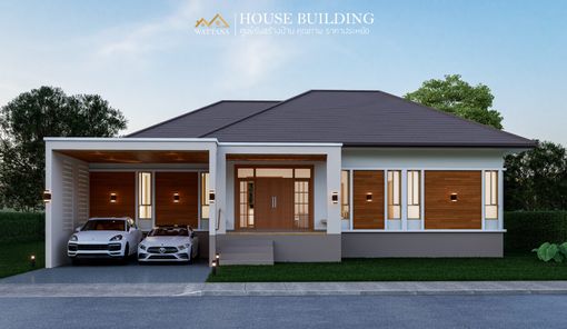 แบบบ้านสไตล์โมเดิร์น  คอนเทมโพรารี่ H1juu3yu