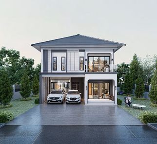 แบบบ้านสไตล์คอนเทมโพรารี่ คลาสสิก kxwinMXN