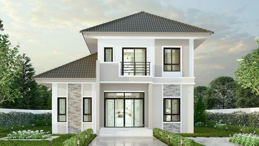 แบบบ้านสไตล์คอนเทมโพรารี่ eHBdyoYT