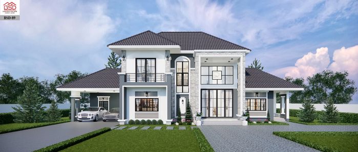 แบบบ้านสไตล์โมเดิร์น คอนเทมโพรารี่ 13TKLUkn