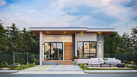 แบบบ้านสไตล์โมเดิร์น  ทรอปิคอล WNhR1S37