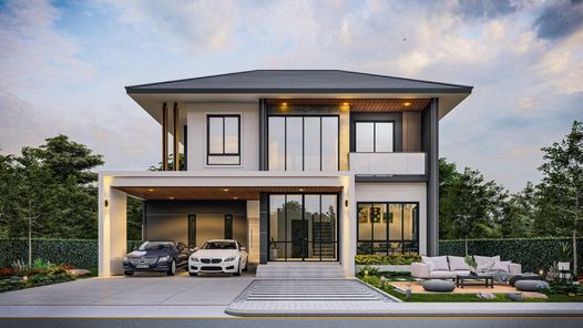 แบบบ้านสไตล์คอนเทมโพรารี่ qzMHpTaG