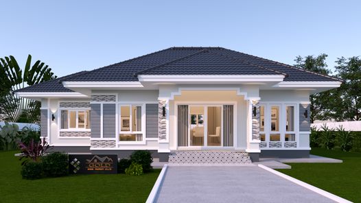 แบบบ้านสไตล์คอนเทมโพรารี่ CsGk29ms