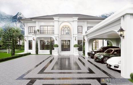 แบบบ้านสไตล์โมเดิร์น คลาสสิก KBz57juK