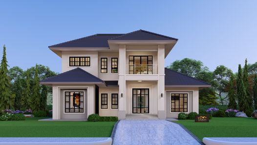 แบบบ้านสไตล์คอนเทมโพรารี่ kijC1rwS