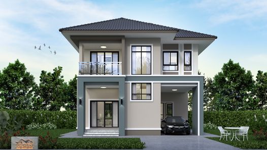 แบบบ้านสไตล์โมเดิร์น คอนเทมโพรารี่ 9WJJwDCp