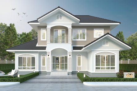 แบบบ้านสไตล์โมเดิร์น คอนเทมโพรารี่ Thz0HHi8