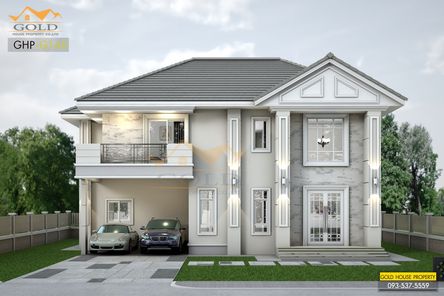 แบบบ้านสไตล์โมเดิร์น คลาสสิก WarymLlf