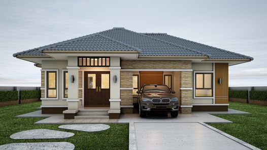 แบบบ้านสไตล์คอนเทมโพรารี่ qjGUujWq