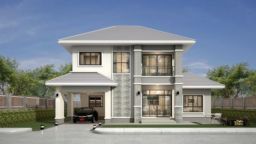 แบบบ้านสไตล์โมเดิร์น คอนเทมโพรารี่ cNjzhw3y