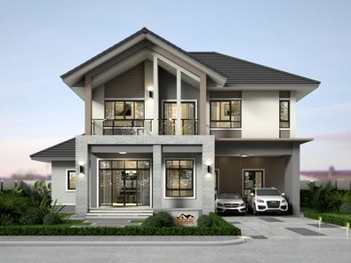 แบบบ้านสไตล์โมเดิร์น นอร์ดิก SfLMBg1S