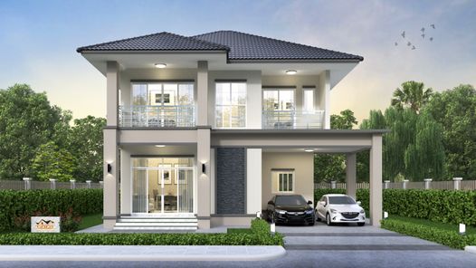 แบบบ้านสไตล์โมเดิร์น คอนเทมโพรารี่ hbdE4R0u