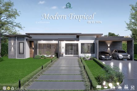 แบบบ้านสไตล์โมเดิร์น ทรอปิคอล f9HeaGVP