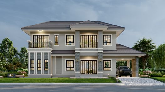 แบบบ้านสไตล์คอนเทมโพรารี่ GtlAhncR