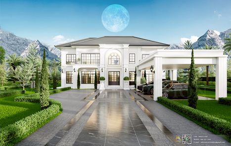 แบบบ้านสไตล์คลาสสิก ลักชูรี่ PiNvm8W7