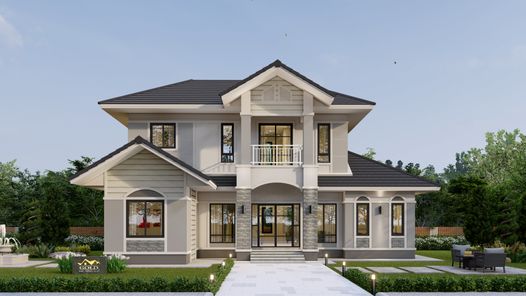 แบบบ้านสไตล์คอนเทมโพรารี่ DG2Dupsi