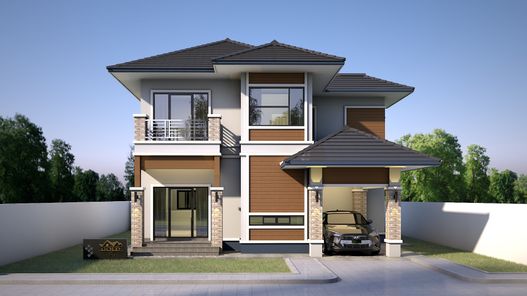 แบบบ้านสไตล์โมเดิร์น VN2vg7Um