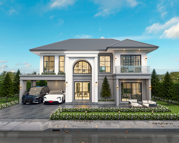 แบบบ้านสไตล์คอนเทมโพรารี่ ลักชูรี่ t1TT2be7