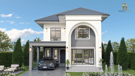 แบบบ้านสไตล์คอนเทมโพรารี่ ลักชูรี่ SCkxCCaC