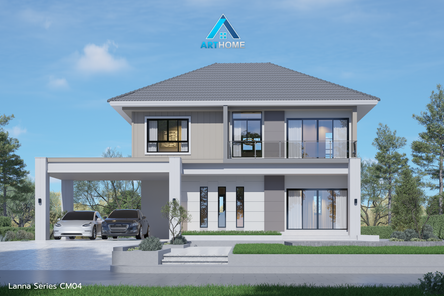 แบบบ้านสไตล์โมเดิร์น  คอนเทมโพรารี่ uVeZzw1B