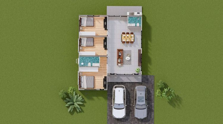 ภาพแบบบ้าน-แบบบ้าน B