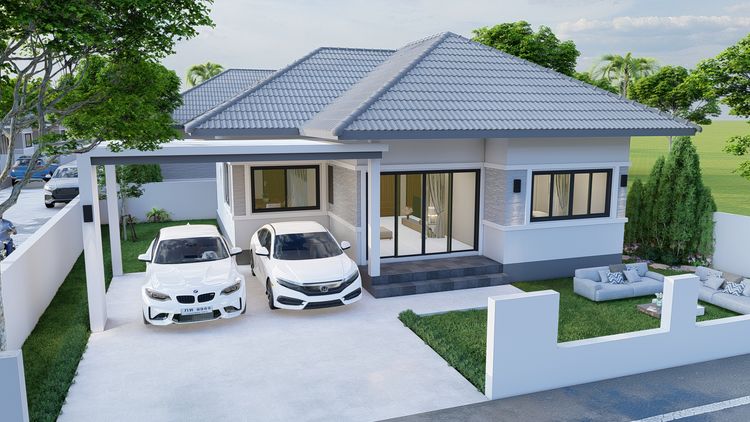 ภาพแบบบ้าน-โมเดิร์น มายโฮม