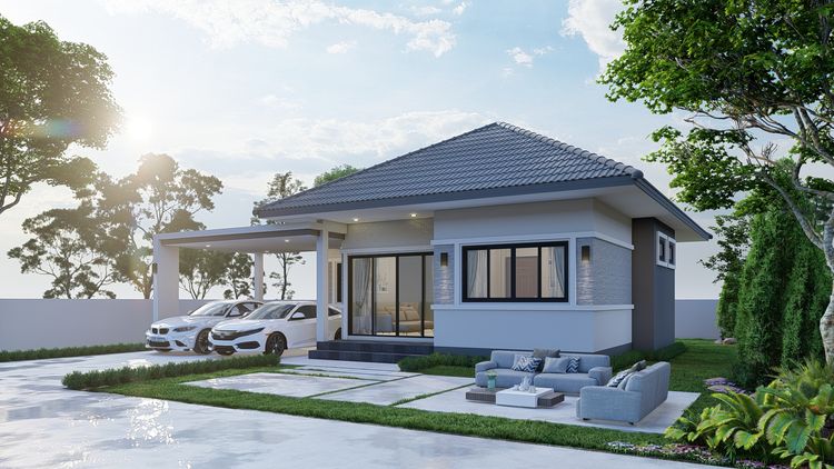 ภาพแบบบ้าน-โมเดิร์น มายโฮม