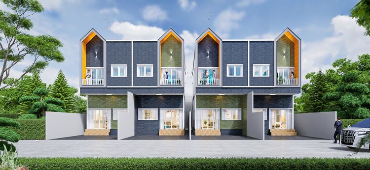 ภาพแบบบ้าน-บ้านแฝดอินเลิฟ