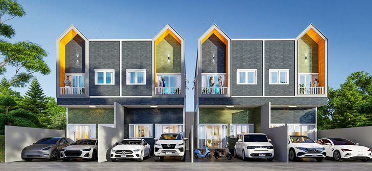 ภาพแบบบ้าน-บ้านแฝดอินเลิฟ