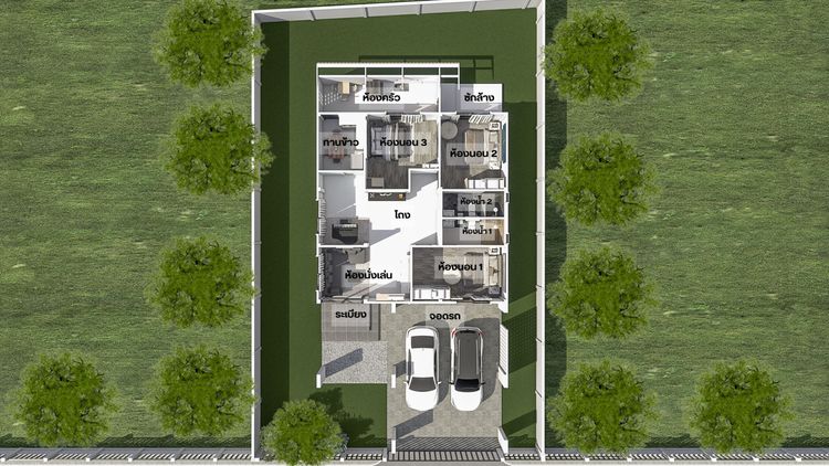 ภาพแบบบ้าน-บ้านรักพูนสุข