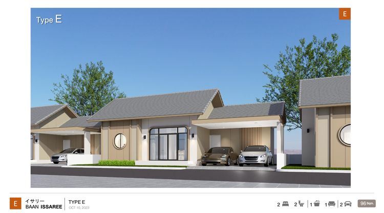 ภาพแบบบ้าน-บ้านเดี่ยวไทป์E