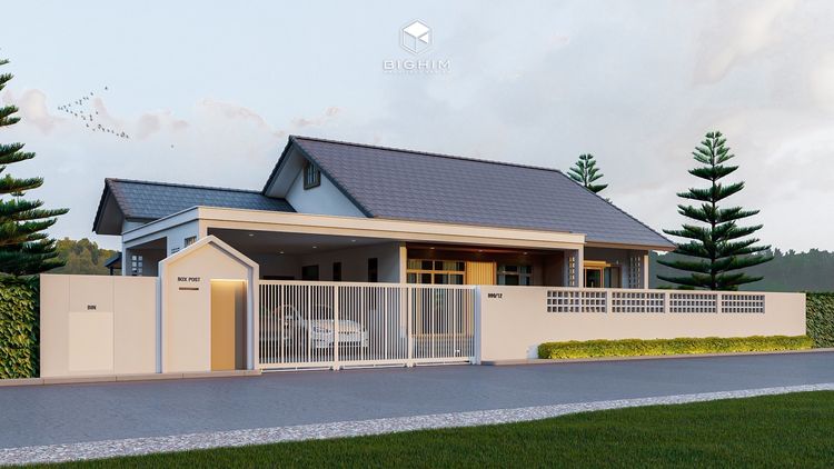 ภาพแบบบ้าน-แบบบ้านสไตล์มินิมอล มูจิ Type D