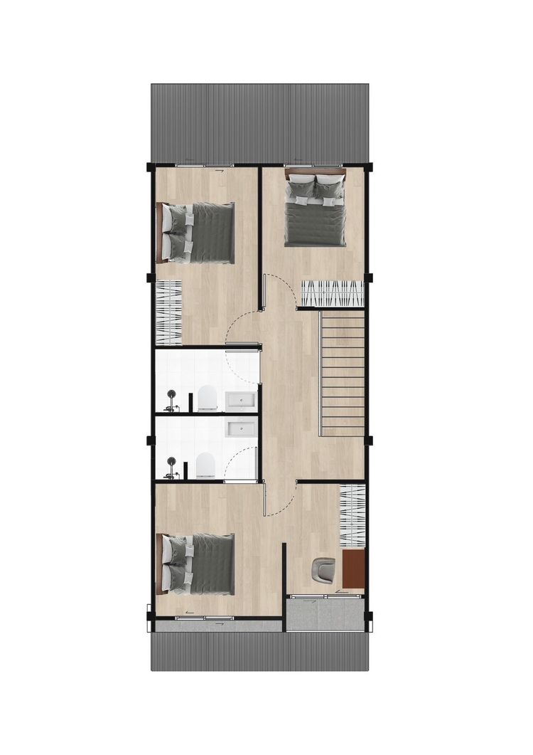 ภาพแบบบ้าน-Modern Townhome