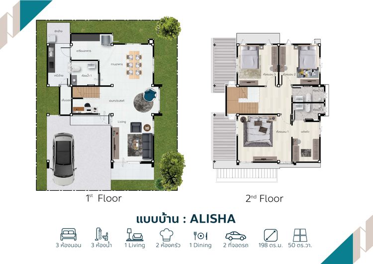 ภาพแบบบ้าน-ALISHA (อลิชา)