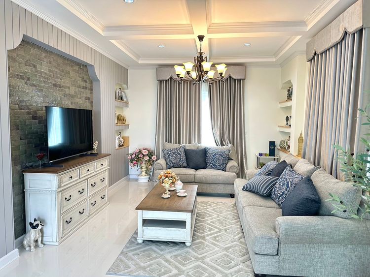 ภาพแบบบ้าน-แบบบ้านสไตล์อิงลิชคันทรี GREENNOVA